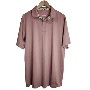 Swannies Golf Polo Men's XL Short‎ Sleeve Top Rose Pink